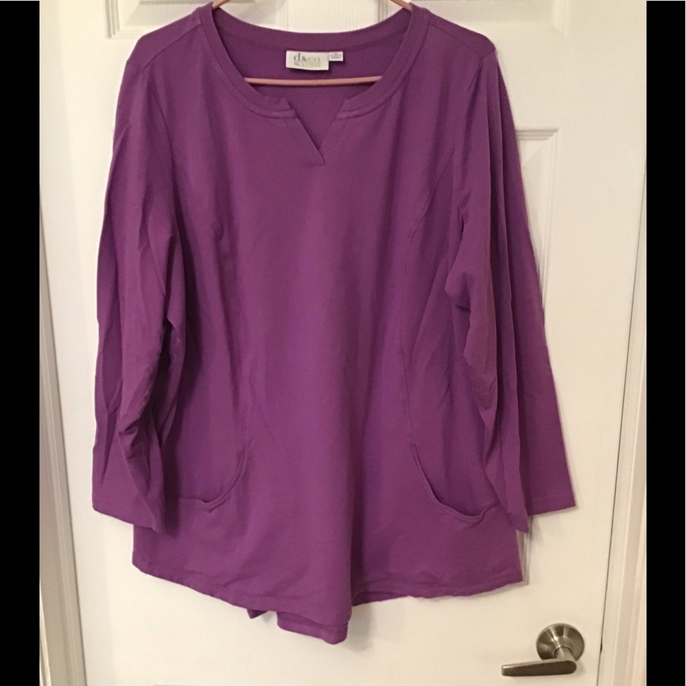 Plus Size D& Co Active Top